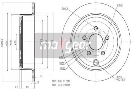 Автозапчасть MAXGEAR 19-2271