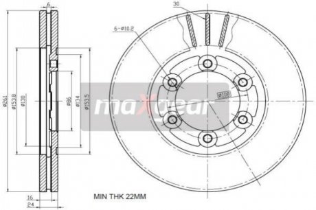 Автозапчастина MAXGEAR 19-2299 (фото 1)