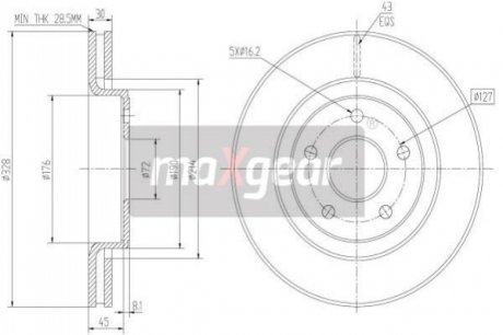 Автозапчастина MAXGEAR 19-2323 (фото 1)