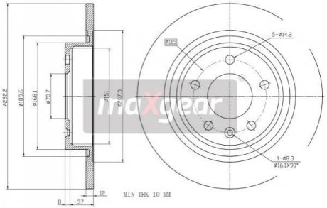 Автозапчасть MAXGEAR 19-2331MAX (фото 1)