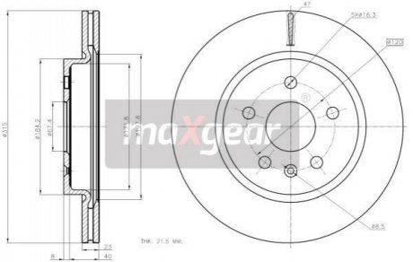 Автозапчасть MAXGEAR 19-2368MAX (фото 1)