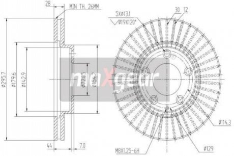 Автозапчасть MAXGEAR 19-2387