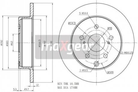 Автозапчастина MAXGEAR 19-2466 (фото 1)