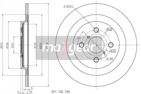 Автозапчасть MAXGEAR 19-2477