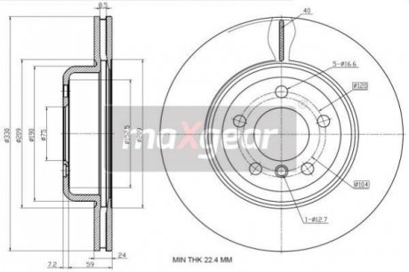 Автозапчасть MAXGEAR 19-2782