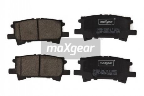 Колодки гальмівні TOYOTA T. LEXUS RX300 03- - 19-2884 (04466YZZAL, 0446648090, 0446648060) MAXGEAR 192884 (фото 1)