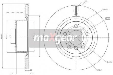 Автозапчастина MAXGEAR 19-3208