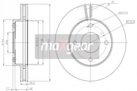 Автозапчастина MAXGEAR 19-3217 (фото 1)