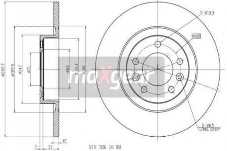 Автозапчастина MAXGEAR 19-3220 (фото 1)