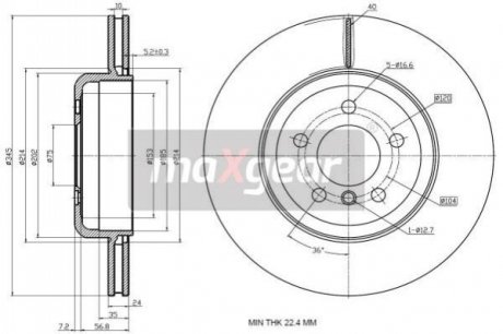 Автозапчасть MAXGEAR 19-3235