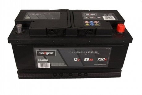 Аккумуляторная батарея 88Ah/780A (353x175x175/+R) MAXGEAR 583400072D722