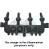 Фото Котушка запалювання CITROEN AX, BERLINGO, BX, C15, C2, C3 I, C3 II, C3 PLURIEL, SAXO, XSARA, XSARA PICASSO, ZX PEUGEOT 1007, 106 I, 106 II, 205 I, 205 II, 206, 206+, 306, 307 1.0-1.6 07.86 MEAT&DORIA (10323E) зображення 1