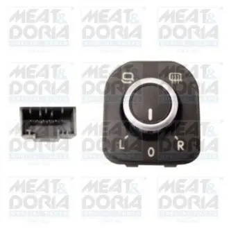 Регулятор дзеркала SEAT ALHAMBRA VW CC B7 1.4-2.0D 06.10-12.22 MEAT&DORIA 206024