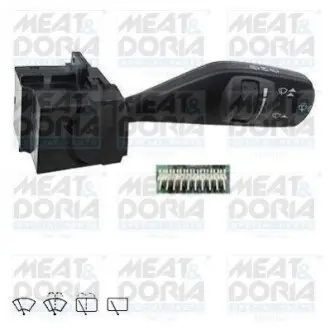 Перемикач комбінов. під кермом (склоочисники) FORD GALAXY II, MONDEO IV, S-MAX 05.06-06.15 MEAT&DORIA 23347