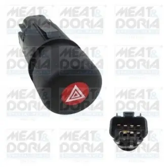 Вимикач світла аварійн. VOLVO S60 II, S80 II, V60 I, V70 III FORD TRANSIT 01.00-05.18 MEAT&DORIA 23636 Купити в Україні