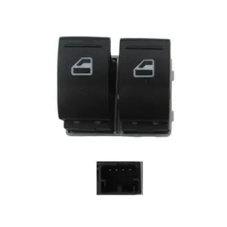 Кнопка склопідіймача (L) VW T5 03- (подвійна) MEAT&DORIA 26126 Купити в Україні