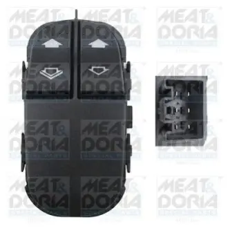 Кнопка піднімання вікна передн Лів FORD FOCUS I 1.4-2.0 10.98-11.04 MEAT&DORIA 26202 Купити в Україні