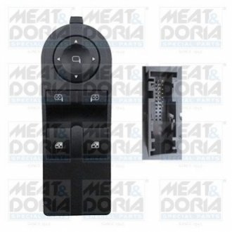 MEATDORIA Блок кнопок стеклоподемника OPEL Astra H MEAT&DORIA 26393