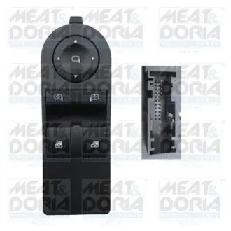 Кнопка піднімання вікна передн Лів OPEL ASTRA H, ASTRA H GTC, ZAFIRA B 1.2-2.2 03.04-04.15 MEAT&DORIA 26393 Купити в Україні