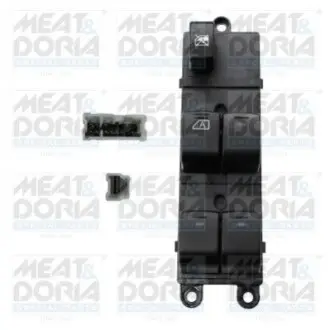 Кнопка піднімання вікна передн Лів NISSAN QASHQAI I 1.5D-2.0D 11.06-04.14 MEAT&DORIA 26444