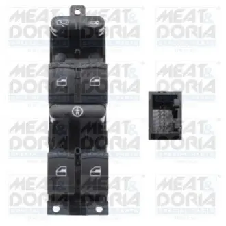 Кнопка піднімання вікна передн Лів FORD GALAXY I SEAT ALHAMBRA VW SHARAN 1.8-2.8 09.95-03.10 MEAT&DORIA 26480 Купити в Україні