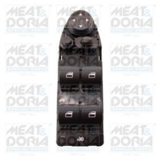 Кнопка склопідіймача (L) BMW 5 (E60/E61) 03-10 (блок) MEAT&DORIA 26493