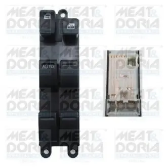 Кнопка піднімання вікна передн Лів NISSAN X-TRAIL I 2.0/2.2D/2.5 06.01-01.13 MEAT&DORIA 26543