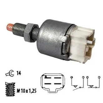 Вимикач світла гальма ACURA INTEGRA, LEGEND II, NSX, NSX TARGA DAEWOO KORANDO, MUSSO HONDA ACCORD IV, ACCORD V, ACCORD VI, CIVIC VI, LEGEND I, LEGEND II, NSX I, PRELUDE IV 10.78 MEAT&DORIA 35007