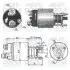 Соленоїд стартера (12В) OPEL ASTRA G, ASTRA H, ASTRA H GTC, ASTRA J, COMBO, COMBO TOUR, CORSA C, CORSA D, MERIVA A, ZAFIRA B 1.7D 02.00 MEAT&DORIA (46005) зображення 1