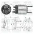 Соленоїд стартера MERCEDES A (W168), A (W169), B SPORTS TOURER (W245) 1.4-2.0CNG 07.97-06.12 MEAT&DORIA (46016) зображення 1