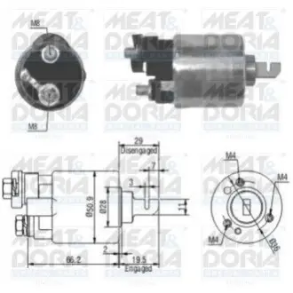 Автозапчасть MEAT&DORIA 46052
