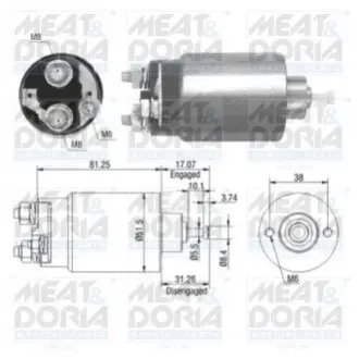 Магнітний перемикач, стартер MEAT&DORIA 46082 Купити в Україні