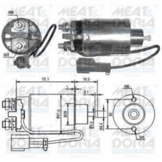 Автозапчасть MEAT&DORIA 46096