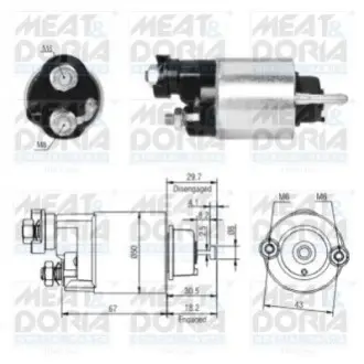 Автозапчасть MEAT&DORIA 46149
