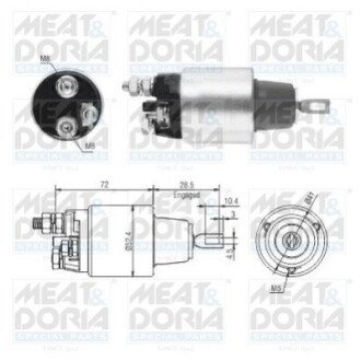 Автозапчастина MEAT&DORIA 46286