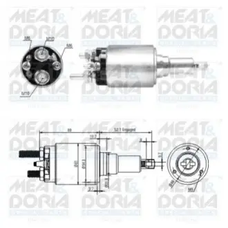 MEATDORIA DAF Втягивающее реле стартера MEAT&DORIA 46290 Купить в Украине