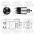 Соленоїд стартера HYUNDAI ACCENT II, ACCENT III, GETZ, MATRIX KIA RIO I, RIO II 1.3/1.4/1.6 06.01-12.11 MEAT&DORIA (46317) зображення 1