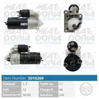 Стартер MEAT&DORIA 5010269 Купити в Україні