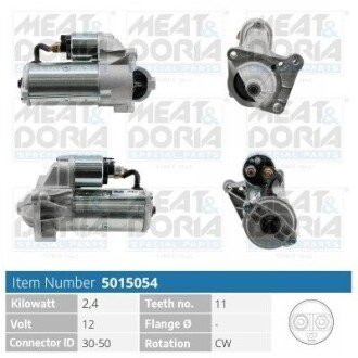 MEATDORIA RENAULT Стартер LAGUNA I 1.9 dCi (B56W) 99-01, OPEL, NISSAN, SUZUKI MEAT&DORIA 5015054