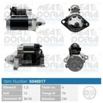 MEATDORIA TOYOTA Стартер AVENSIS Liftback 1.8 VVT-i 00-03 MEAT&DORIA 5040017 Купити в Україні