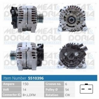 Автозапчасть MEAT&DORIA 5510396