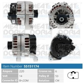 Автозапчасть MEAT&DORIA 55151174