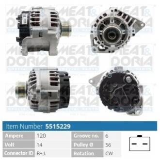 Автозапчасть MEAT&DORIA 5515229