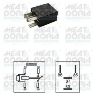 Реле (12V, 20A) MERCEDES A (W168), A (W176), B SPORTS TOURER (W245), B SPORTS TOURER (W246, W242), C T-MODEL (S203), C (W203), C (W204), CLA (C117), CLA SHOOTING BRAKE (X117), CLC (CL203) 09.91 MEAT&DORIA 73232001 Купити в Україні