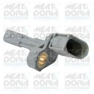 Датчик ABS задн Лів AUDI Q3 SEAT ALHAMBRA VW BEETLE, CC B7, EOS, GOLF VI, JETTA IV, PASSAT ALLTRACK B7, PASSAT B6, PASSAT B7, SCIROCCO III, SHARAN, TIGUAN, TOURAN 1.2-3.6 02.03-12.22 MEAT&DORIA 90572E Купити в Україні