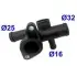 Фото Фланець системи охолодження Skoda Octavia I/ VW Golf IV 1.8 97-10 MEAT&DORIA (93124) зображення 1
