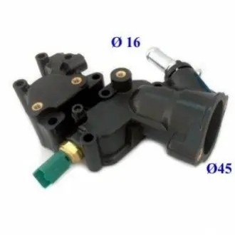 Корпус термостата CITROEN C2, C3 I, C3 II, C3 PLURIEL FIAT FIORINO, QUBO PEUGEOT 1007, 206+, 207, 306, BIPPER, PARTNER 1.1/1.4/1.6 06.94 MEAT&DORIA 93139 Купити в Україні