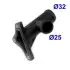 Фото Фланець охолоджуючої рідини (кількість виходів: 2) SEAT TOLEDO I VW CORRADO, GOLF II, JETTA II, PASSAT B3/B4, SCIROCCO 1.8/2.0 02.86-03.99 MEAT&DORIA (93181) зображення 1
