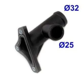 Фланець охолоджуючої рідини (кількість виходів: 2) SEAT TOLEDO I VW CORRADO, GOLF II, JETTA II, PASSAT B3/B4, SCIROCCO 1.8/2.0 02.86-03.99 MEAT&DORIA 93181 Купити в Україні