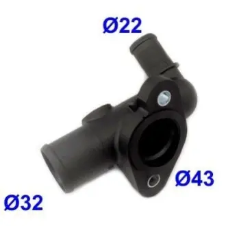 Фото Фланець патрубка системи охолодження MEAT&DORIA (93182) зображення 1